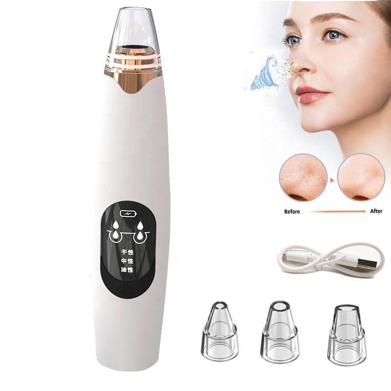 Nettoyeur de visage électrique chargeable & Extracteur Professionnelle des Pores et points noirs