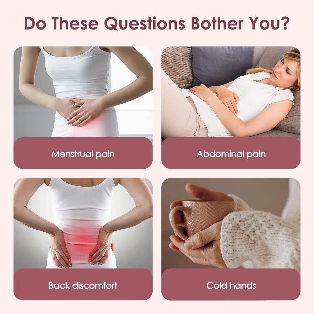 CEINTURE CHAUFFANTE ANTI-DOULEUR ET CRAMPE MENSTRUELLE
