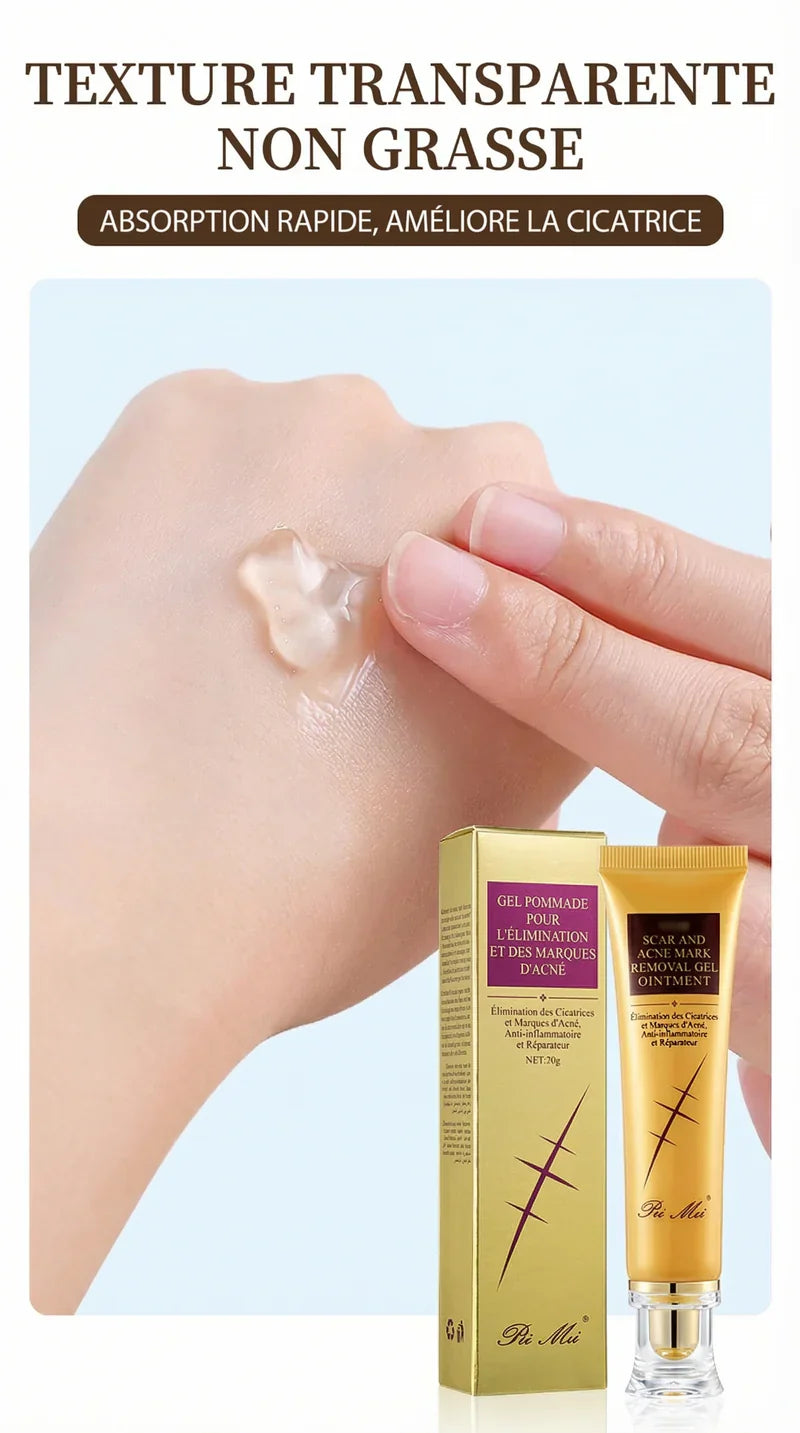 GEL REPARATRICE DE CICATRICE,VERGETURE,TACHE & ACNE TCM SCAR Pei Mei