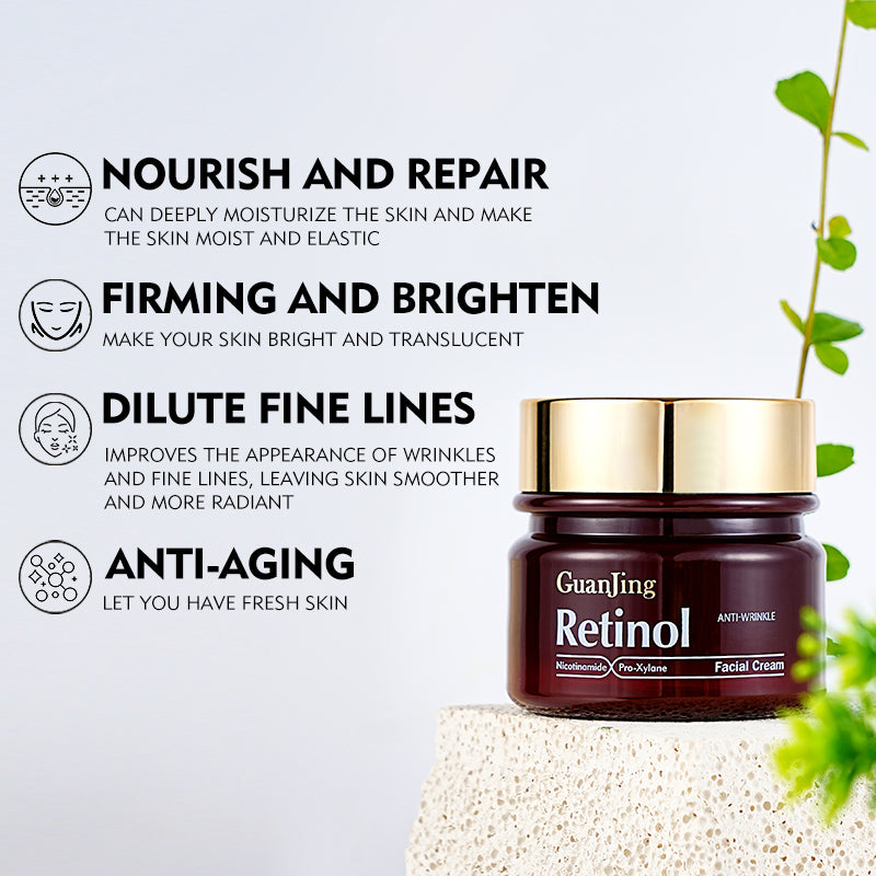 CREME RETINOL ANTI-AGE ET RIDES,RAJEUNISSANTE,Raffermissante,réparatrice et hydratante