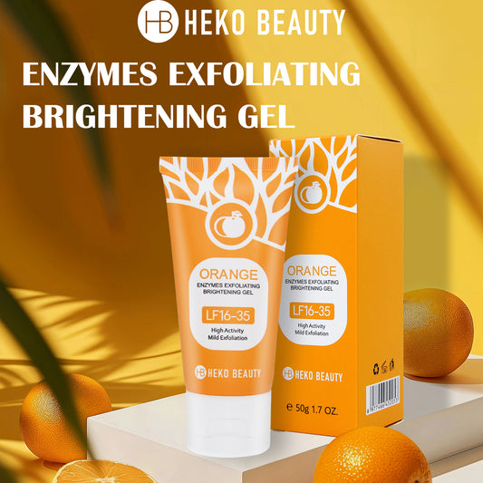 GEL EXFOLIANT POUQUR ORANGE ENZYME-PEAU LISSE,ECLATANTE ET RAFRAICHISSANTE